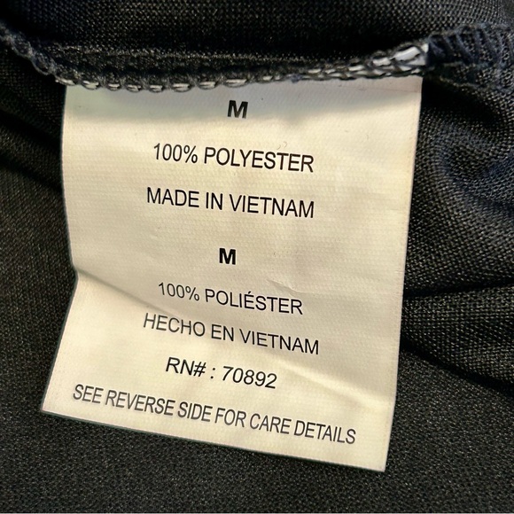 Alive Magnetics Sz M Rich Black Top Yoga Active Wear NWT - Picture 4 of 6